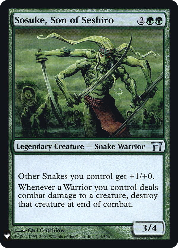 Sosuke, Son of Seshiro (plst)