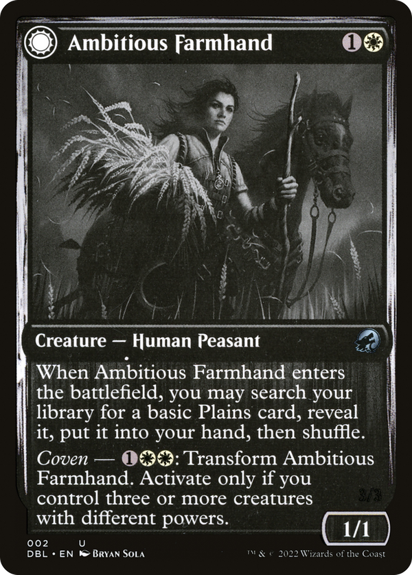 Ambitious Farmhand // Seasoned Cathar (dbl)