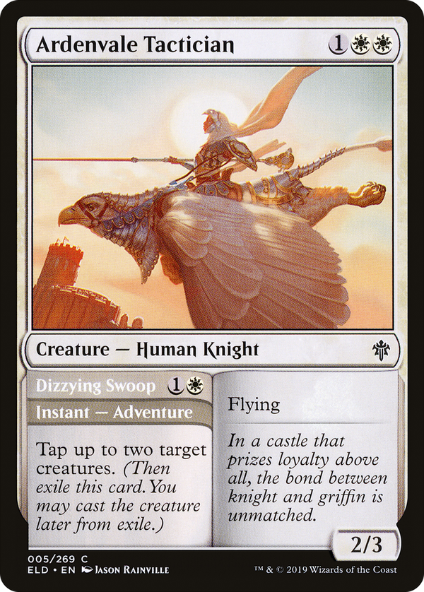 Ardenvale Tactician // Dizzying Swoop (eld)