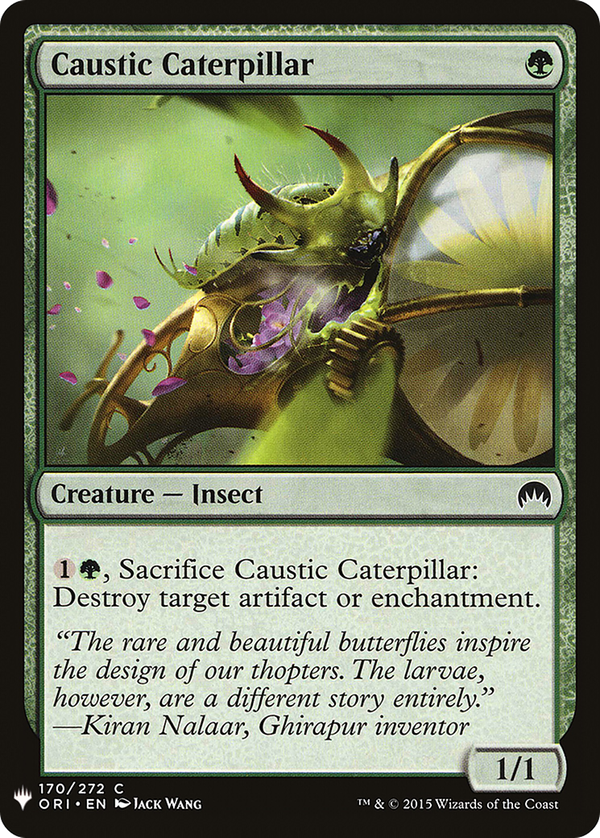 Caustic Caterpillar (plst)