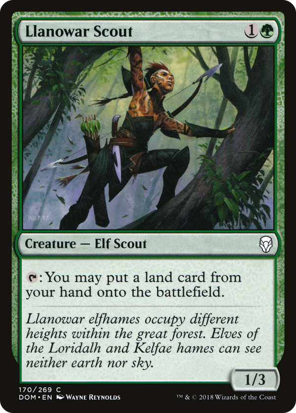Llanowar Scout (dom)