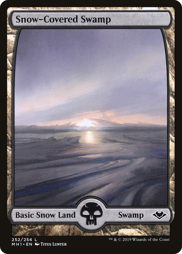 Snow-Covered Swamp (mh1)