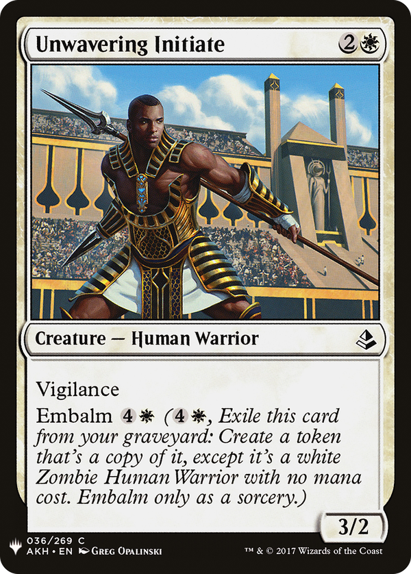 Unwavering Initiate (plst)