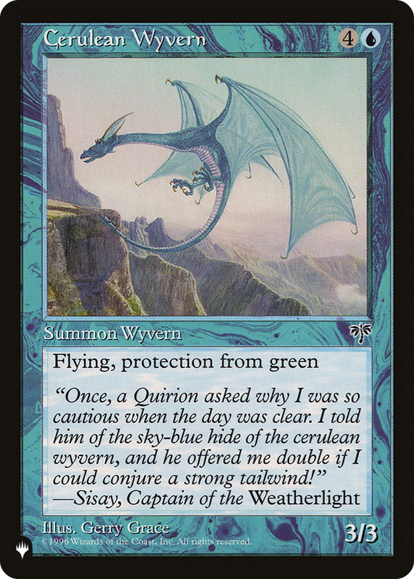 Cerulean Wyvern (plst)