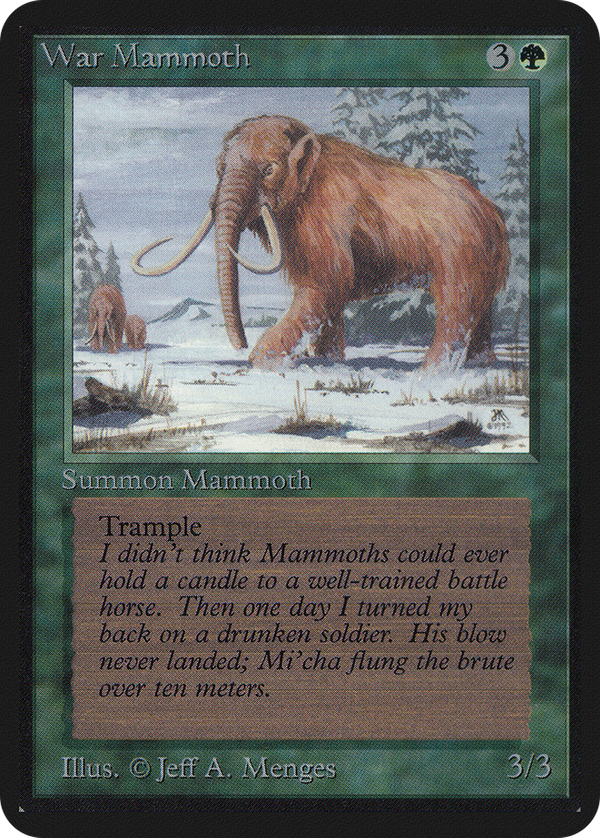 War Mammoth (lea)