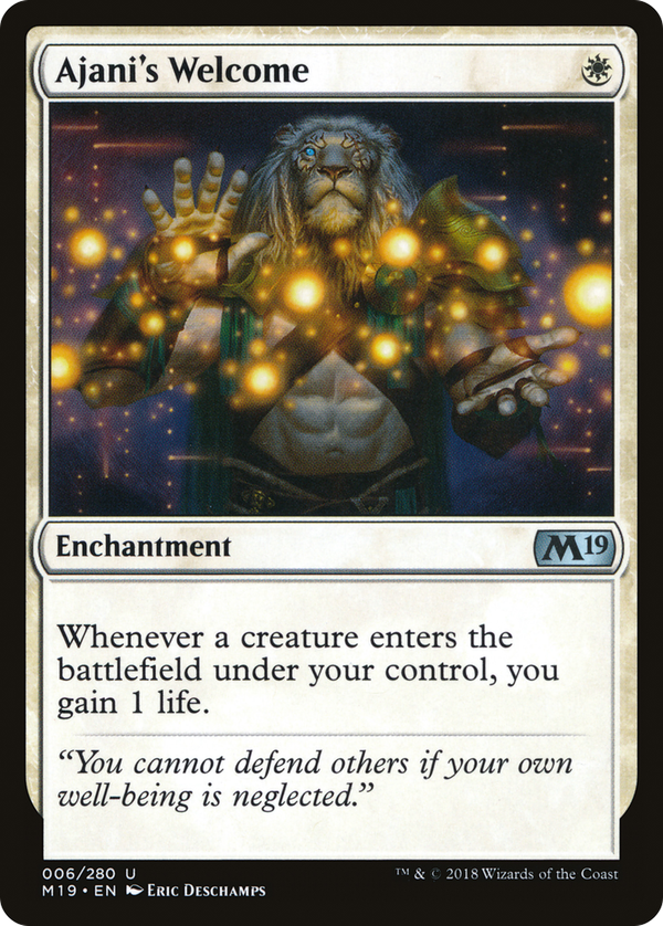 Ajani's Welcome (m19)