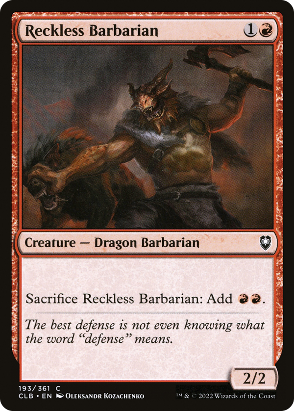 Reckless Barbarian (clb)