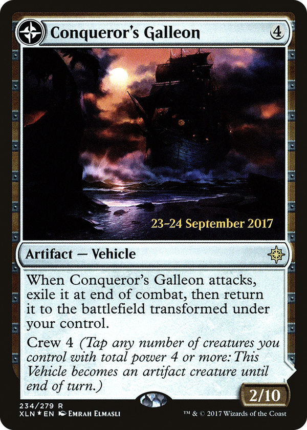 Conqueror's Galleon // Conqueror's Foothold (pxln)