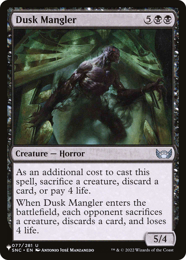 Dusk Mangler (plst)
