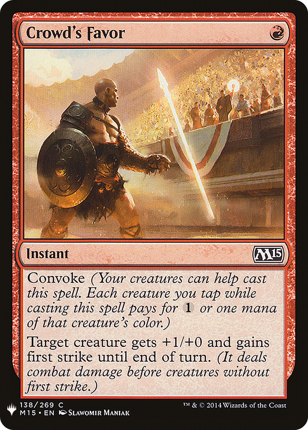 Crowd's Favor (plst)