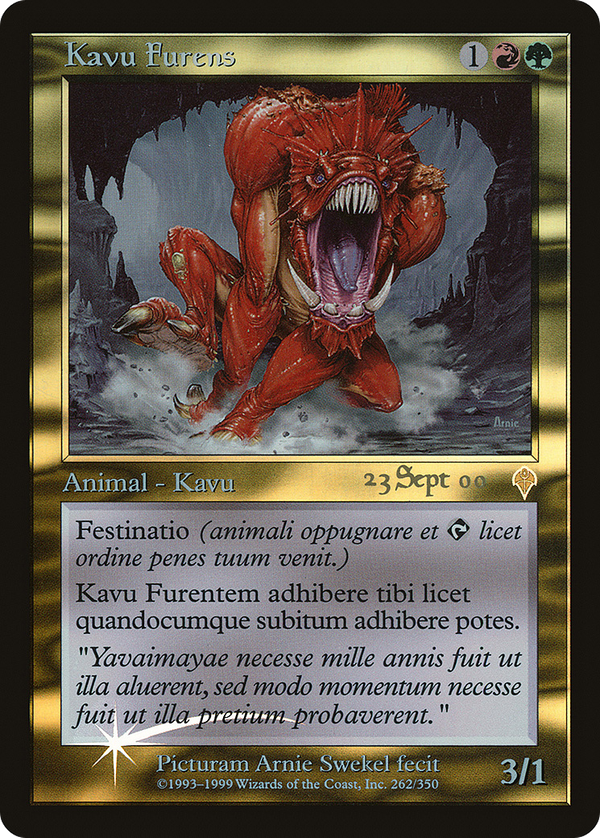 Raging Kavu (pinv)