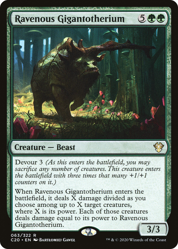 Ravenous Gigantotherium (c20)