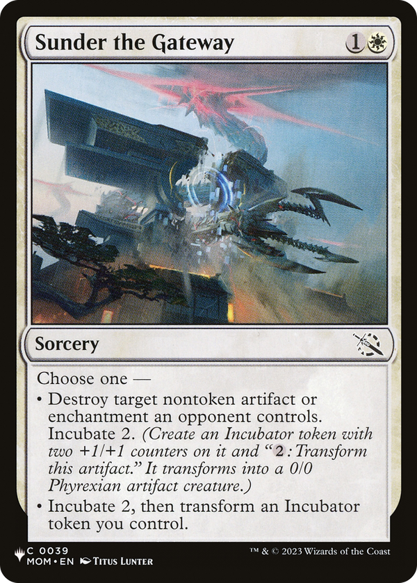Sunder the Gateway (plst)