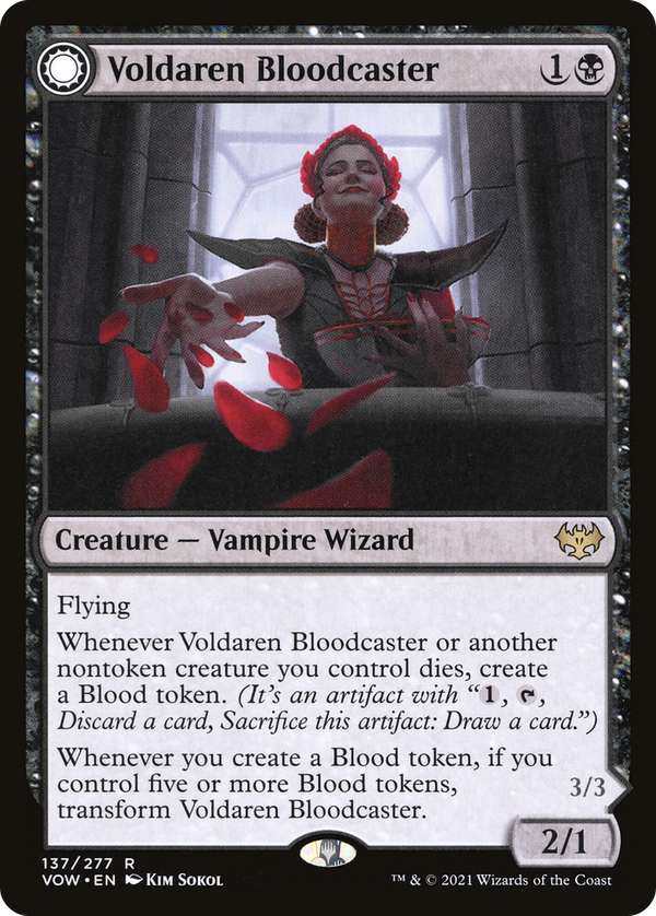 Voldaren Bloodcaster // Bloodbat Summoner (vow)