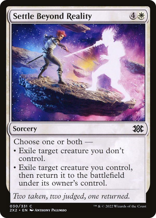 Settle Beyond Reality (2x2)