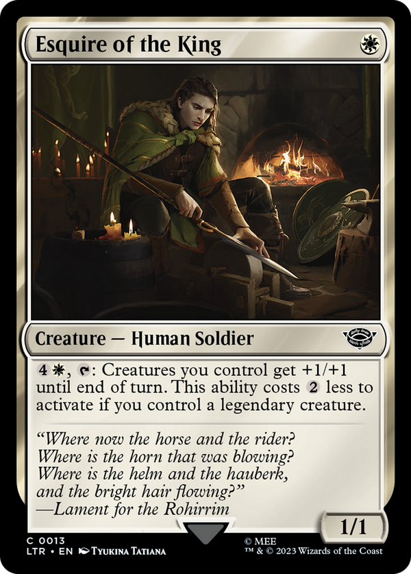 Esquire of the King (ltr)