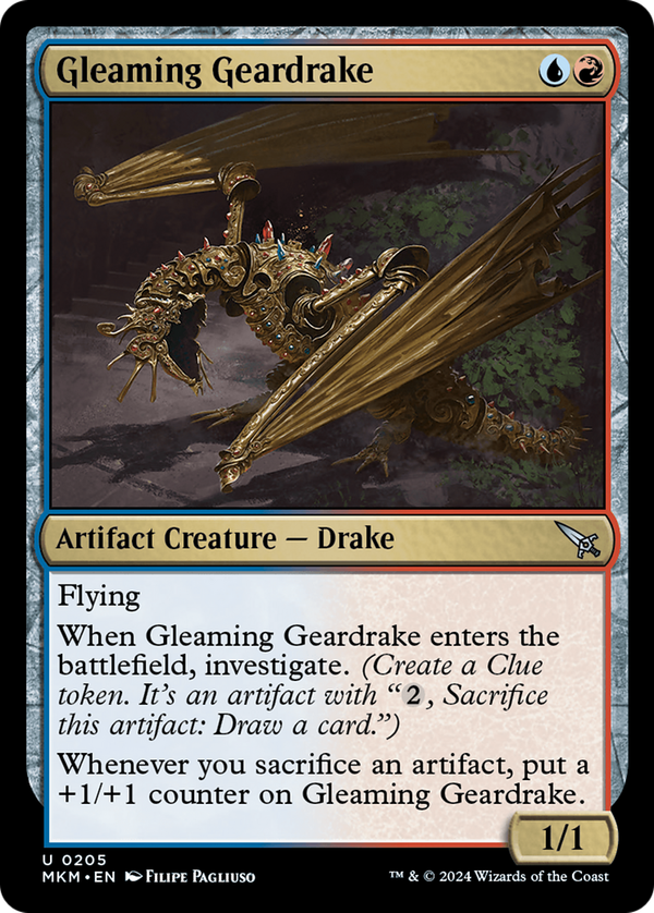 Gleaming Geardrake (mkm)