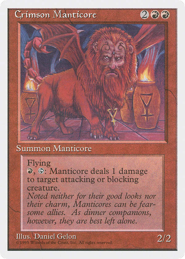 Crimson Manticore (4ed)