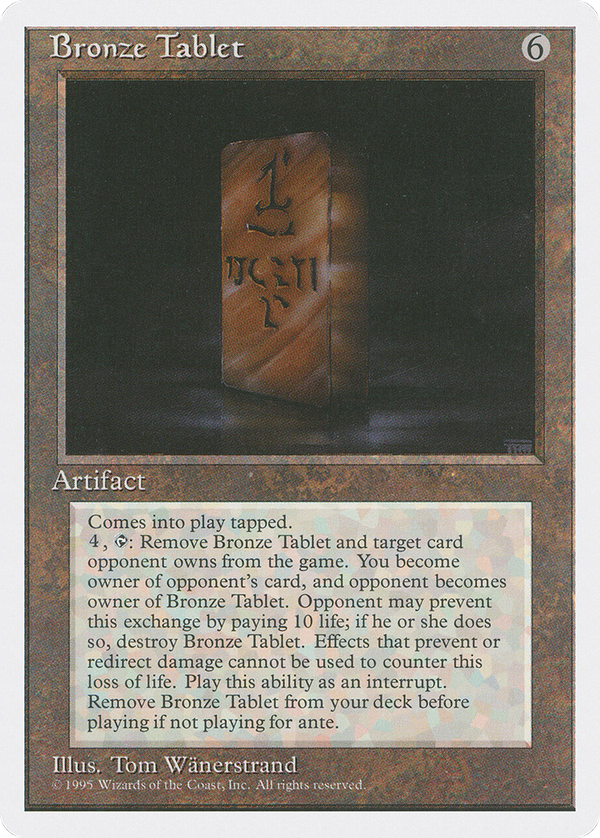 Bronze Tablet (4ed)