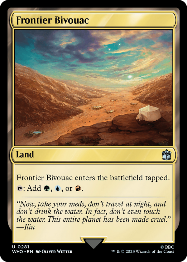 Frontier Bivouac (who)
