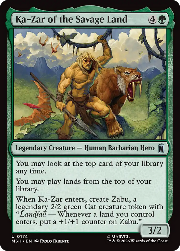 Ka-Zar of the Savage Land (msh)