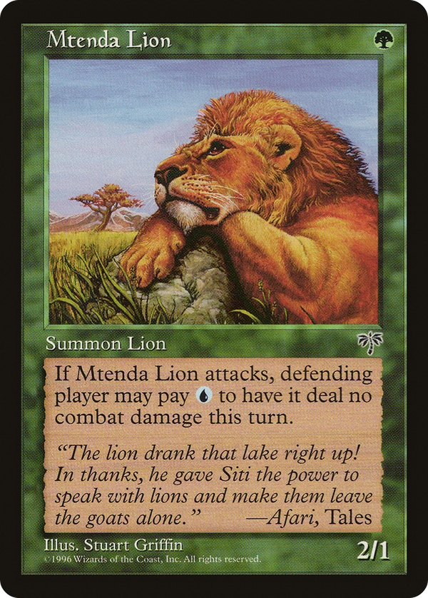 Mtenda Lion (mir)