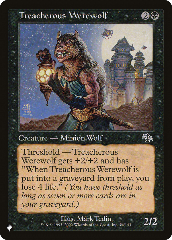 Treacherous Werewolf (plst)
