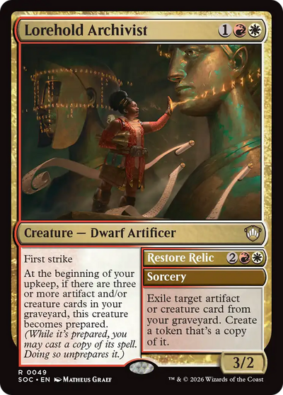 Lorehold Archivist // Restore Relic