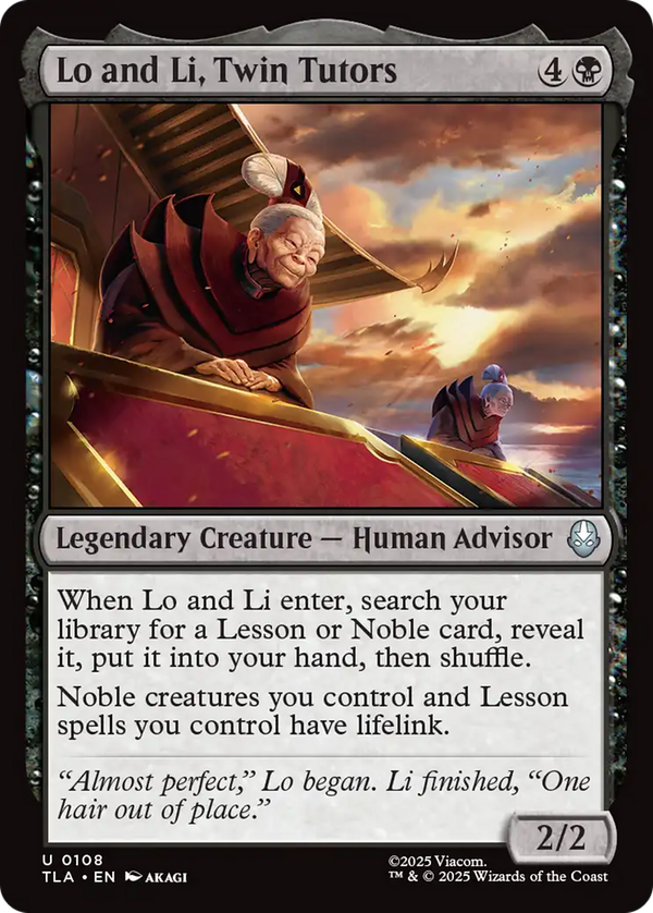 Lo and Li, Twin Tutors (tla)