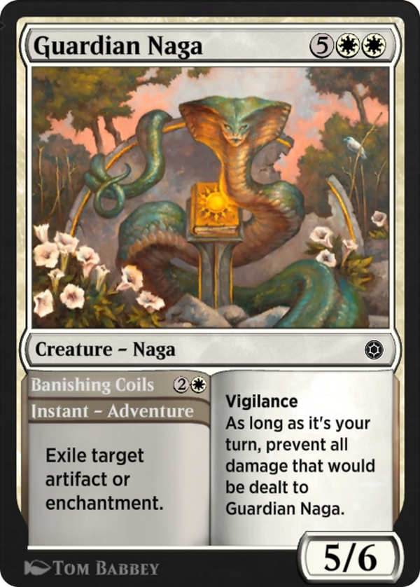 Guardian Naga // Banishing Coils (hbg)