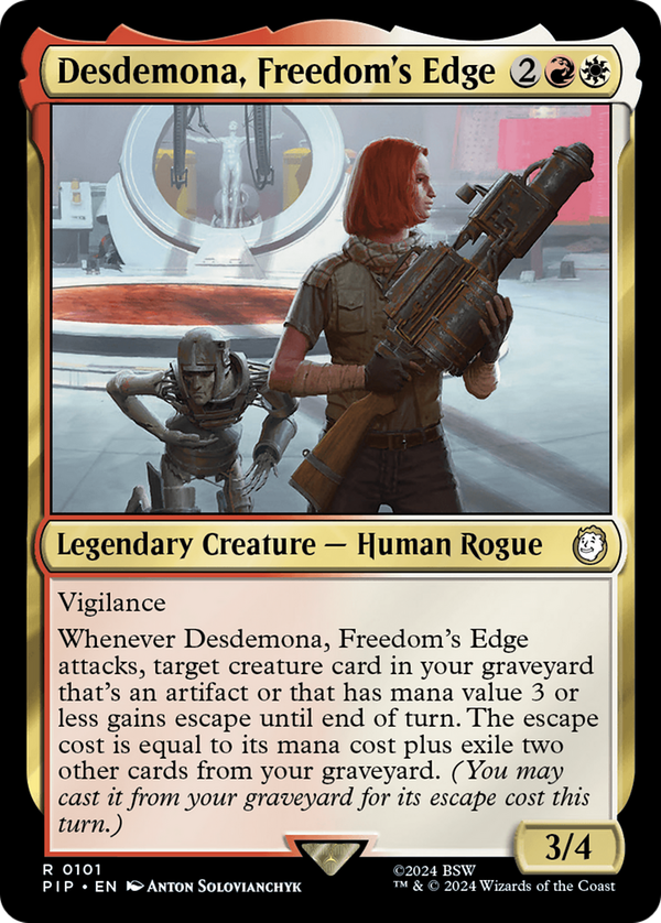 Desdemona, Freedom's Edge (pip)