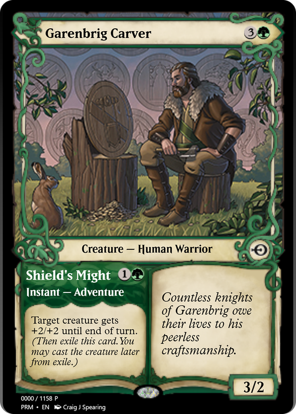 Garenbrig Carver // Shield's Might (prm)