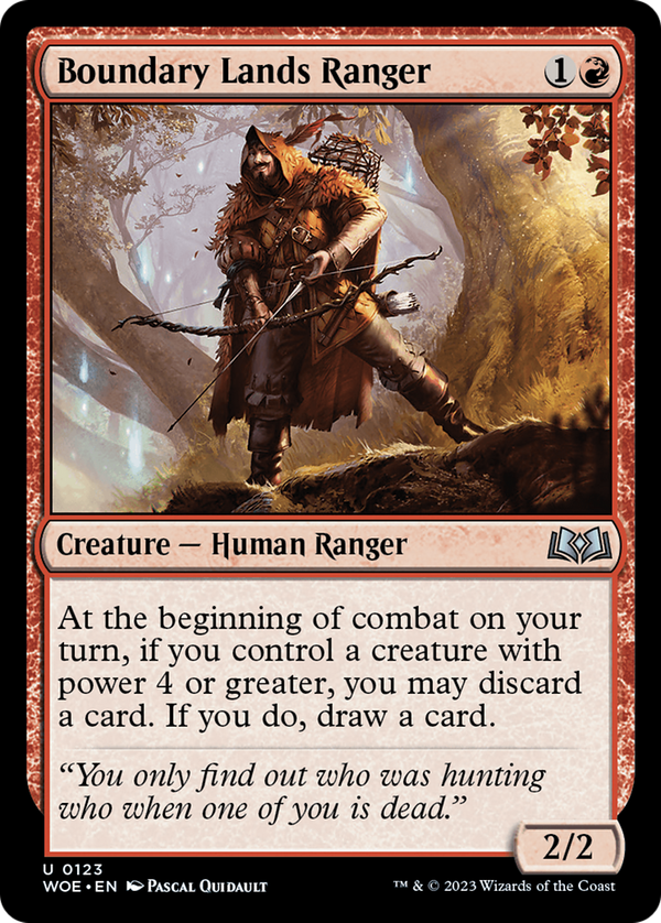 Boundary Lands Ranger (woe)