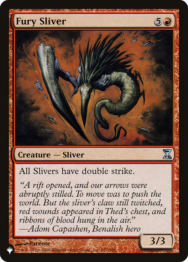 Fury Sliver (plst)