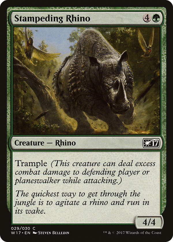 Stampeding Rhino (w17)