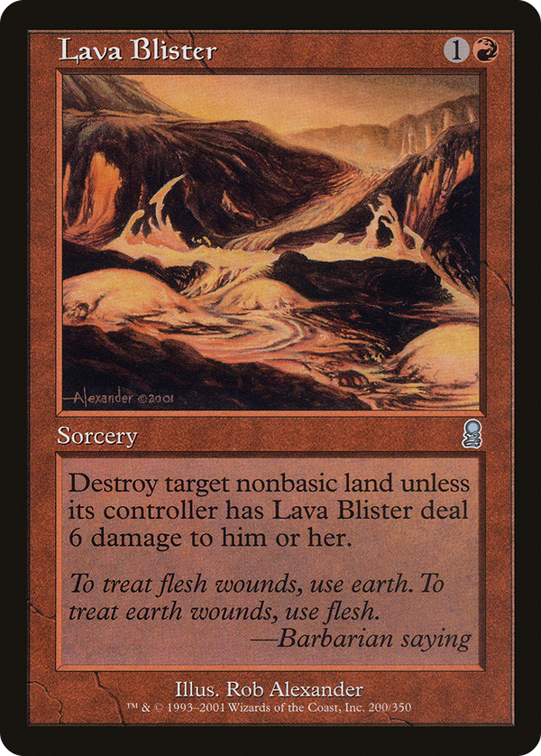 Lava Blister (ody)
