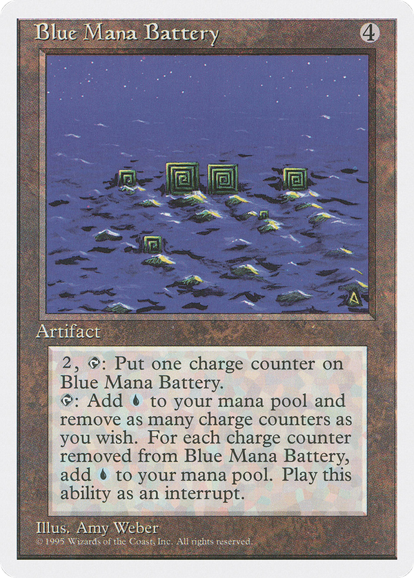 Blue Mana Battery (4ed)