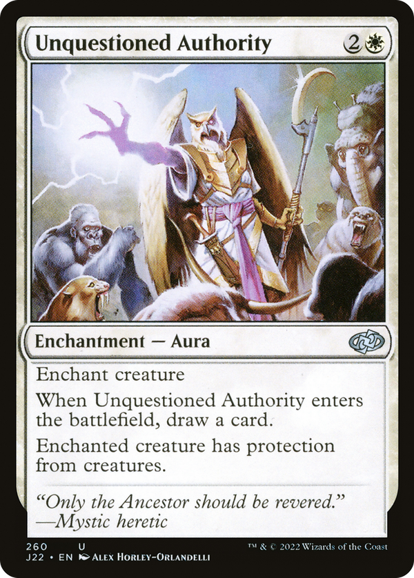 Unquestioned Authority (j22)