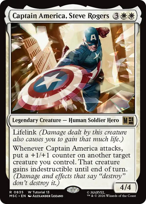 Captain America, Steve Rogers (msc)