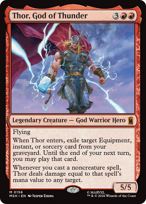 Thor, God of Thunder (msh)