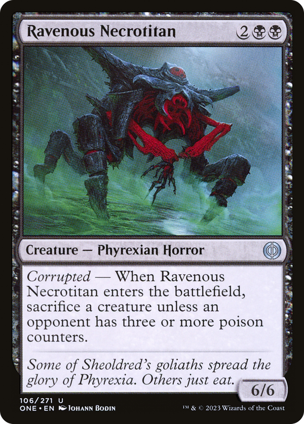 Ravenous Necrotitan (one)