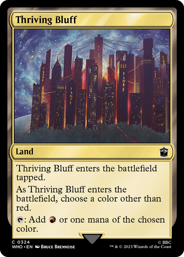 Thriving Bluff (who)