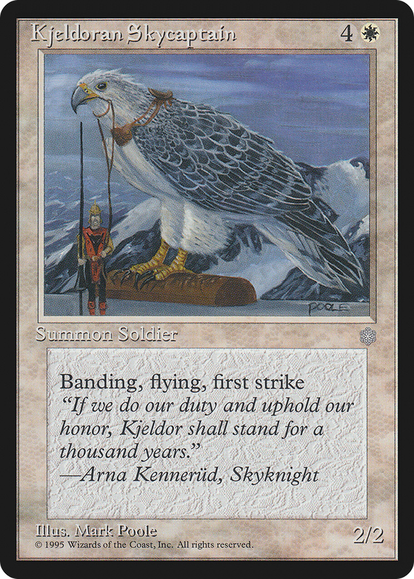 Kjeldoran Skycaptain (ice)