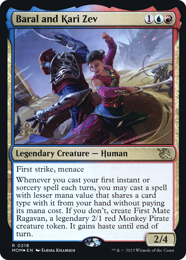 Baral and Kari Zev (pmom)