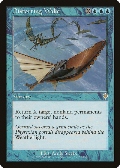 Distorting Wake