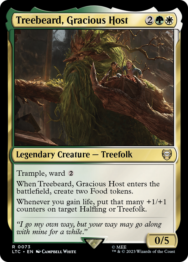 Treebeard, Gracious Host (ltc)