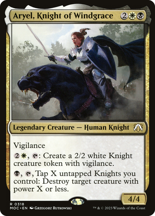 Aryel, Knight of Windgrace (moc)