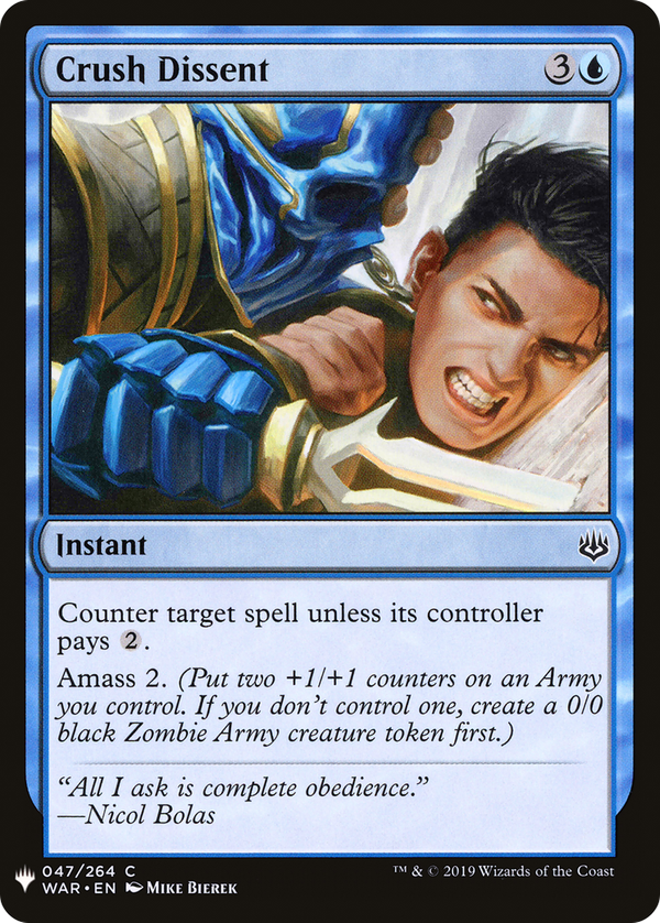 Crush Dissent (plst)
