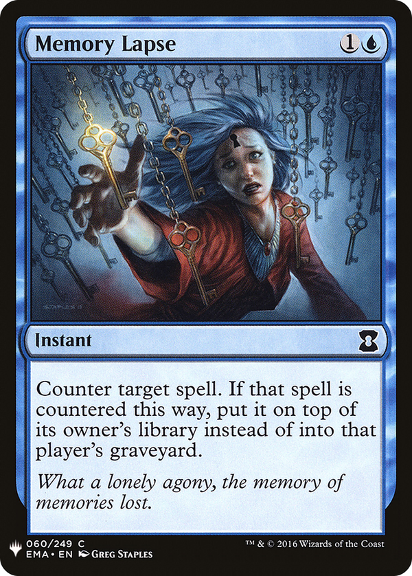 Memory Lapse (plst)