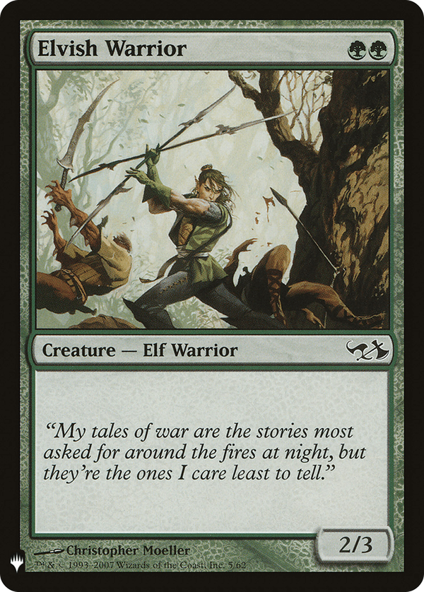 Elvish Warrior (plst)